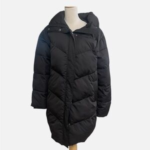 J. Crew Women's Black Puffer Jacket  Universal Standard
